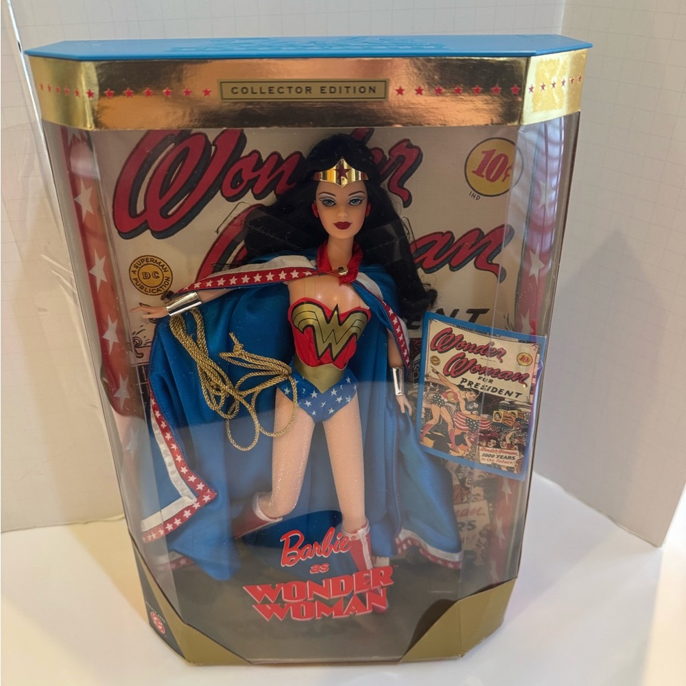 Vintage Versión Barbie Wonder Woman Special Collector Edition NRFB
